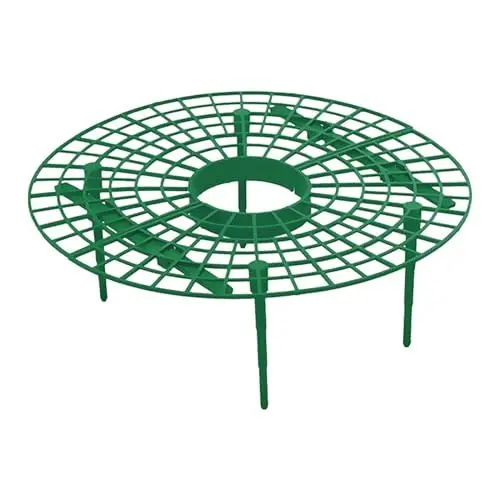 Produktbild: # Erdbeere Erdbeere Kunststoff Erdbeere Grille Grün Hause Balkon Garten Stehend Pflanzen Klettern Rattan Beiträge Gartenbau Erdbeere Steht (Green, One Size)